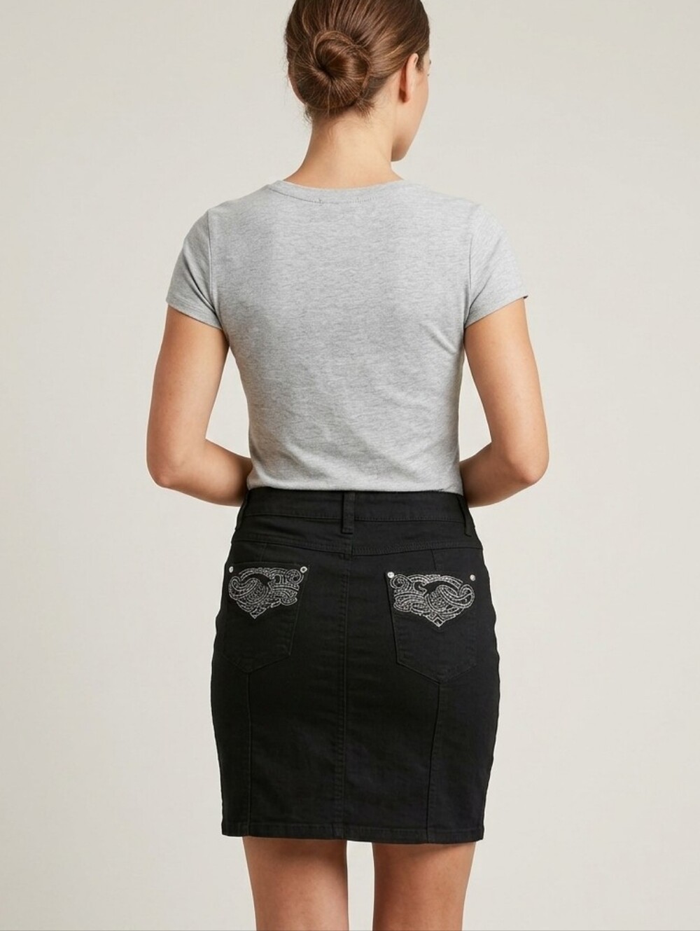 Marie Claire Jeans Denim Skirt sz 7